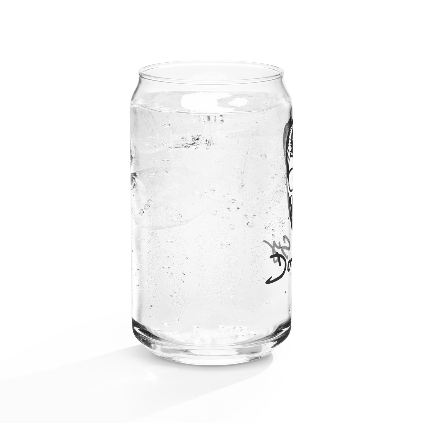 Don Sy Logo Can-shaped glass