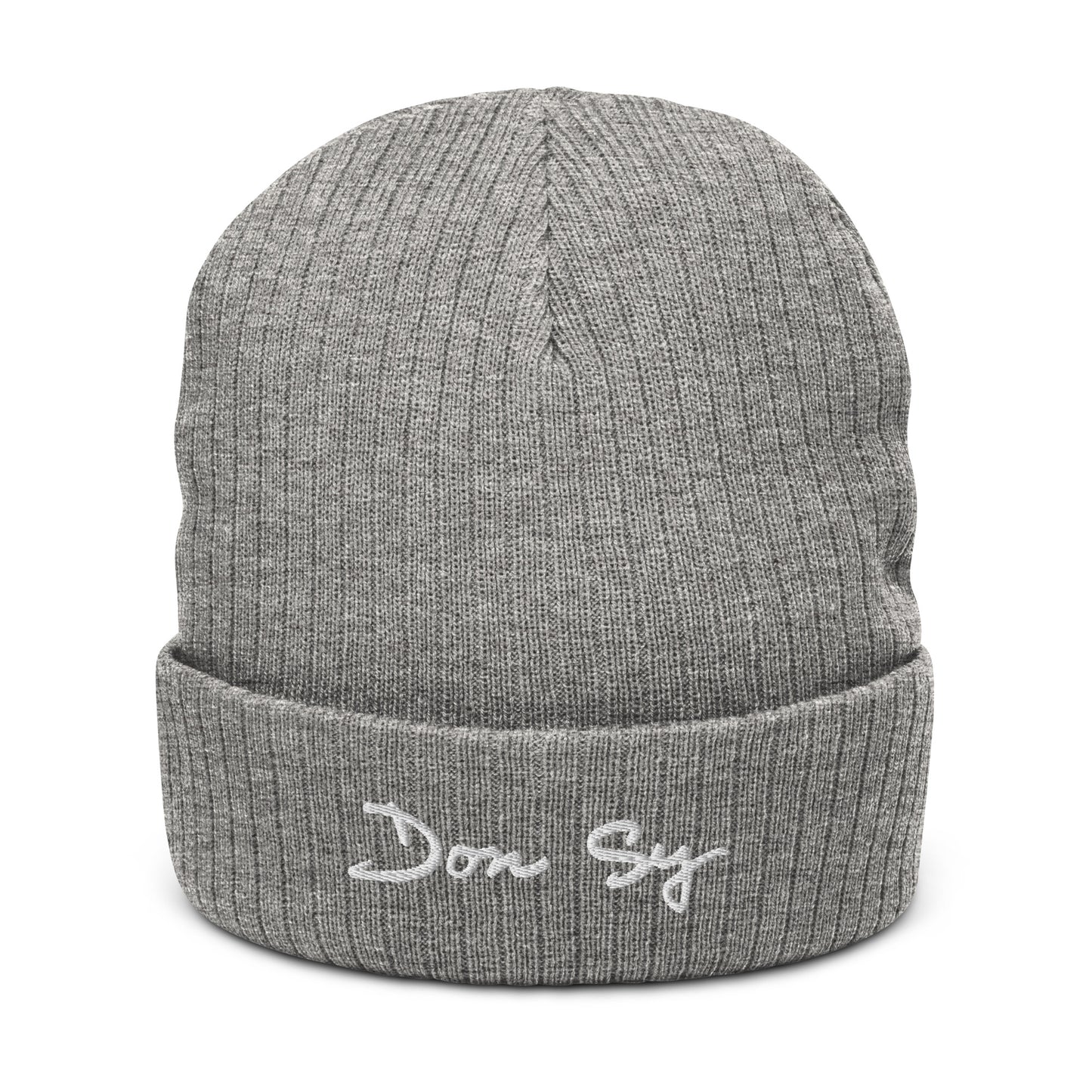 Don Sy Signature Ribbed knit beanie