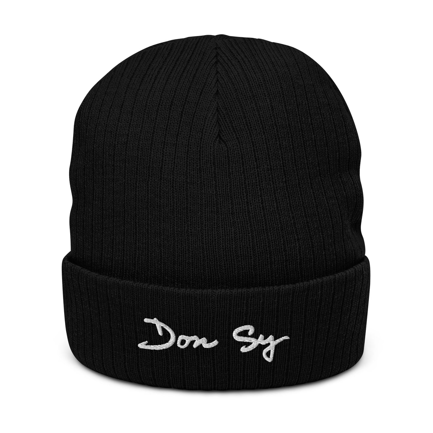 Don Sy Signature Ribbed knit beanie